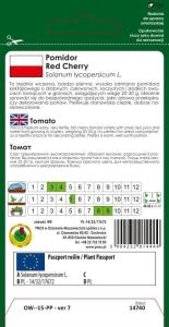 Pomidor gruntowy RED CHERRY opakowanie 1g