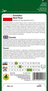 Pomidor koktajlowy RED PEAR 0,3g