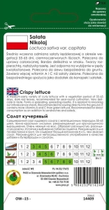 Sałata liściowa NIKOLAJ 1g