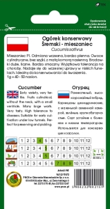 Nasiona ogórek Śremski 100g