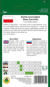 cukinia grey zucchini