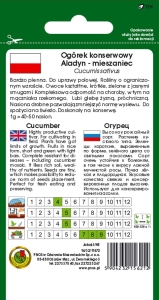 Nasiona PNOS - ogórek Aladyn 100g