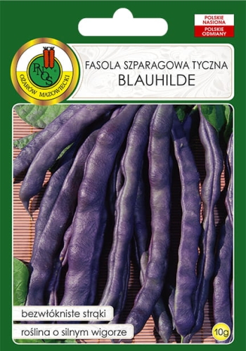 Nasiona PNOS - fasola tyczna Blauhilde 10g