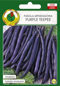Nasiona PNOS - fasola szparagowa Purple Teepee