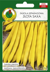 Nasiona warzyw-Nasiona fasoli-Fasola szparagowa żółta karłowa Złota Saxa