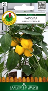 Nasiona PNOS - Seria Patio - Papryka Mini Block Elsa