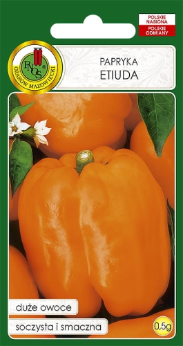 Nasiona warzyw PNOS-Nasiona papryki-Papryka Etiuda 0,5g