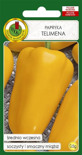 Nasiona warzyw PNOS-Nasiona papryki-papryka żółta Telimena