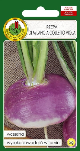 Nasiona PNOS - rzepa di milano a colletto viola