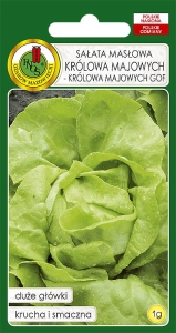 Nasiona warzyw PNOS - Sałata masłowa Królowa majowych - Królowa majowych Gof 1g