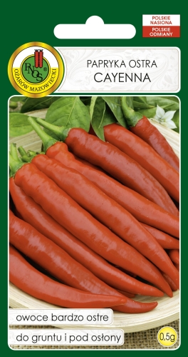Nasiona warzyw PNOS-Nasiona papryki-Papryka ostra Cayenna