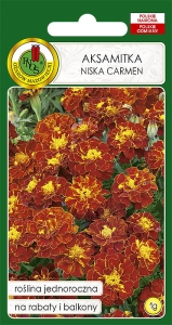 Nasiona PNOS  Nasiona Kwiatów  aksamitka niska carmen