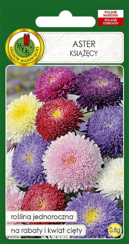 Nasiona PNOS - Nasiona kwiatów - aster ksiazecy mix