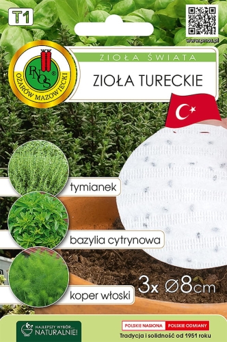 Nasiona PNOS - Zioła Świata - Zioła Tureckie