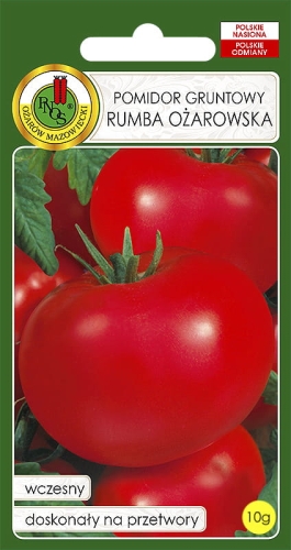 Nasiona pomidorów - Pomidor gruntowy Rumba Ożarowska 10g