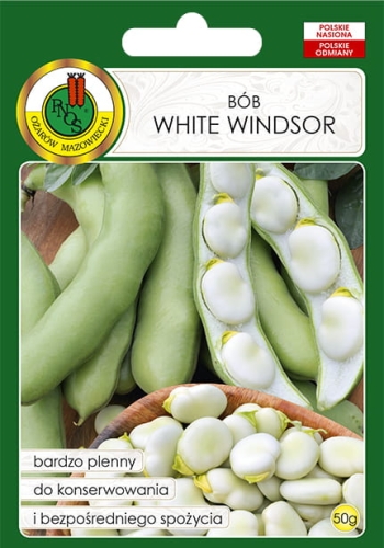 Nasiona PNOS - Bób White Windsor opakowanie 50g