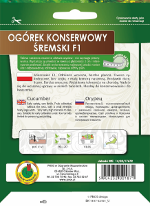 Nasiona PNOS_OGÓREK GRUNTOWY ŚREMSKI F1