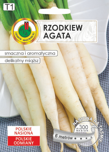 Rzodkiew Agata na taśmie PNOS