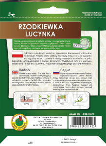 Nasiona PNOS - RZODKIEWKA LUCYNKA 6m taśma