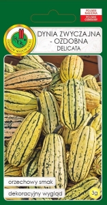 Nasiona warzyw PNOS - Dynia ozdobna Delicata 3g