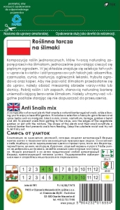 Roślinna tarcza na ślimaki - mieszanka nasion PNOS opakowanie 2g