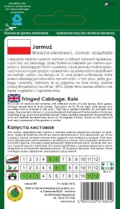 Jarmuż - mieszanka odmian opakowanie 6g