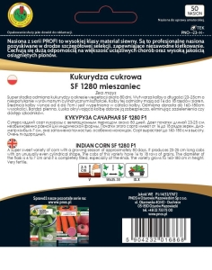 Kukurydza cukrowa SF 1280 F1 opakowanie 50 nasion