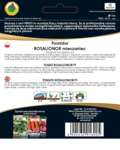 Pomidor malinowy Rosalionor F1 opakowanie 15 nasion