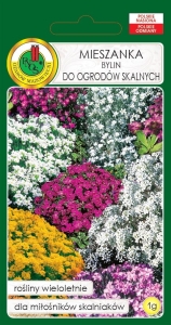 Nasiona kwiatów wieloletnich - Mieszanka do ogrodów skalnych 1g