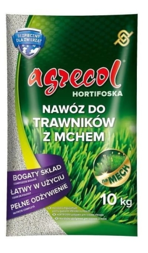 Agrecol hortifoska nawóz do trawników z mchem 10kg