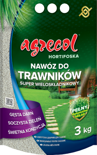 Agrecol Hortifoska nawóz do trawników super wieloskładnikowy 3kg