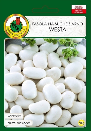 Nasiona fasoli - Fasola wielkokwiatowa Westa 50g