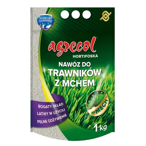 Hortifoska nawóz z żelazem do trawników 1kg_ nawozy do trawników