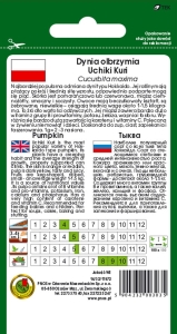 Dynia olbrzymia w typie Hokkaido Uchiki Kuri opakowanie 100g