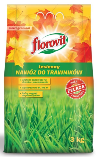 Florovit jesienny nawóz do trawników 3kg _ nawozy do trawników