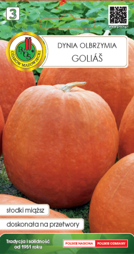 Dynia olbrzymia Golias 4g. nasiona warzyw