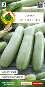 Dynia zwyczajna cukinia Grey Zucchini 2g nasiona warzyw