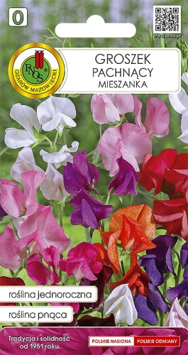 Groszek pachnący mieszany 3g nasiona kwiatów