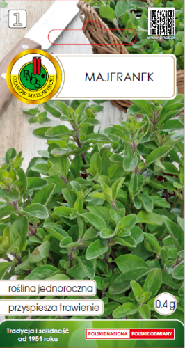 Majeranek 0,4g nasiona ziół