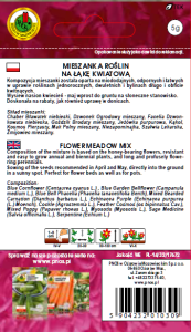 Mieszanka na łąkę kwiatową opakowanie 5g