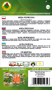 Mięta pieprzowa opakowanie 0,1g
