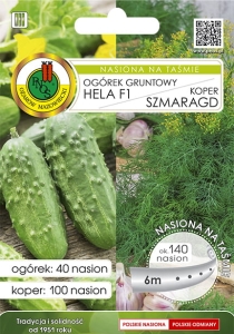 Nasiona PNOS - Ogórek Hela F1 + koper Szmaragd 6m