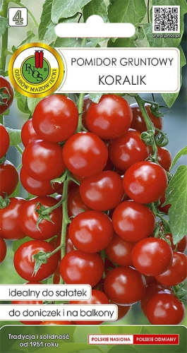 Nasiona PNOS-Nasiona pomidorów-Pomidor gruntowy Koralik 0,5g