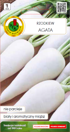 Nasiona PNOS - Rzodkiew Agata 3g