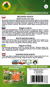 Rzodkiew Agata - opakowanie 3g