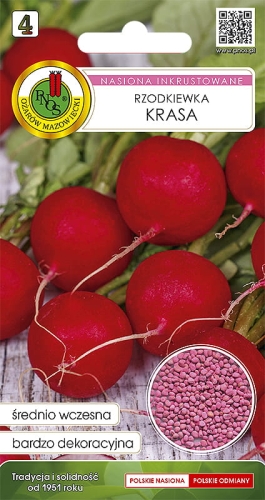Nasiona PNOS - Rzodkiewka Krasa inkrust. 10g