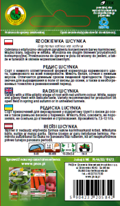 Rzodkiewka Lucynka - opakowanie 5g