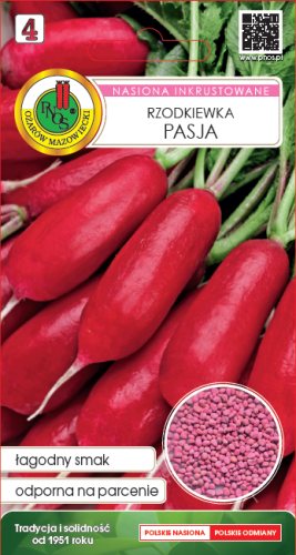 Nasiona PNOS - Rzodkiewka Pasja inkrust. 10g