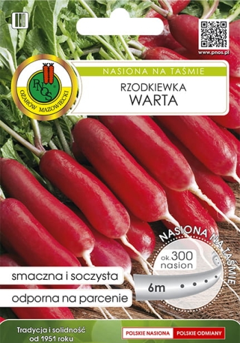 Nasiona PNOS - Rzodkiewka Warta 6m