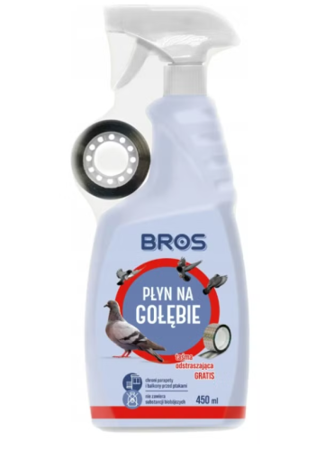 Płyn odstraszający gołębie Bros 450ml_środki na szkodniki i owady